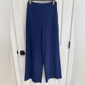 ModCloth Royal Blue Wide Leg High Waist Retro Style Pants Women’s Size S